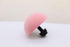 Rose Pink Flocked Round Puppet Nose - 40mm - FurriFingers